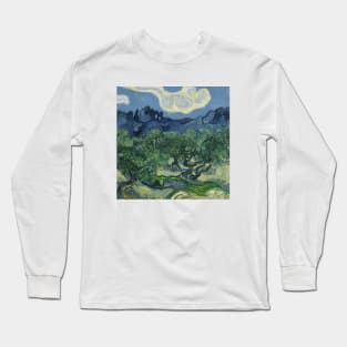 Vincent Van Gogh- Olive Trees Long Sleeve T-Shirt